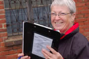 Marianne beim Deutschlandlauf 2008